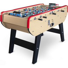 Baby-foot Rétro Bistrot, table de jeu avec accessoires, balles, manettes, scoreurs